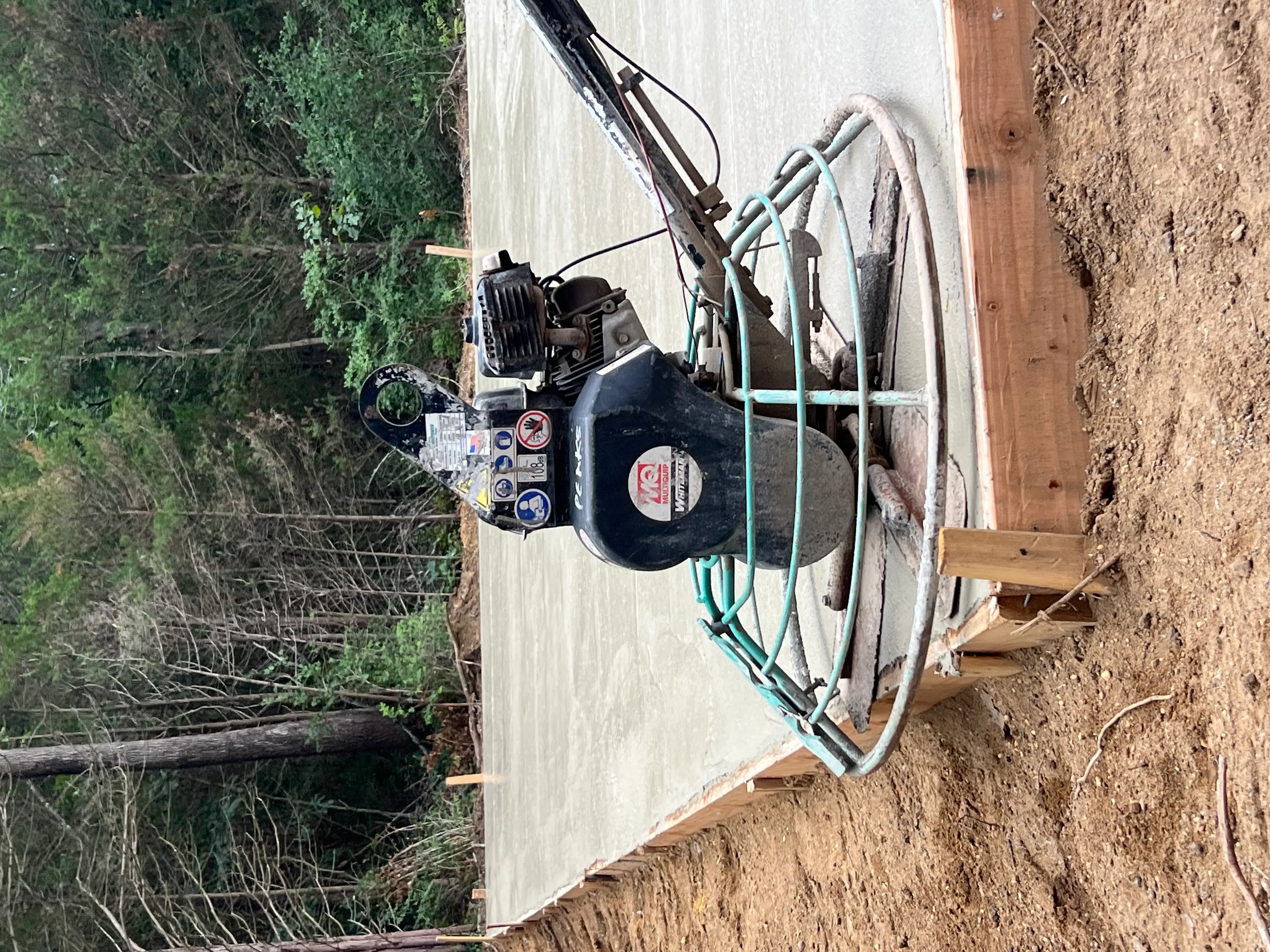 Pole barn foundation project