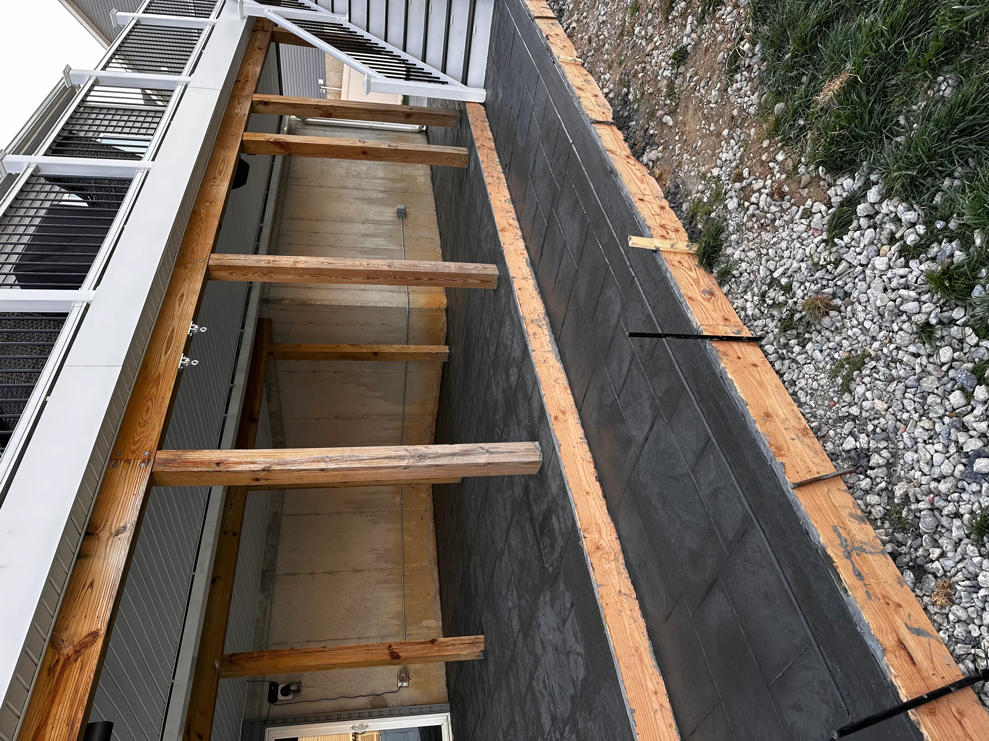 Concrete contractor work