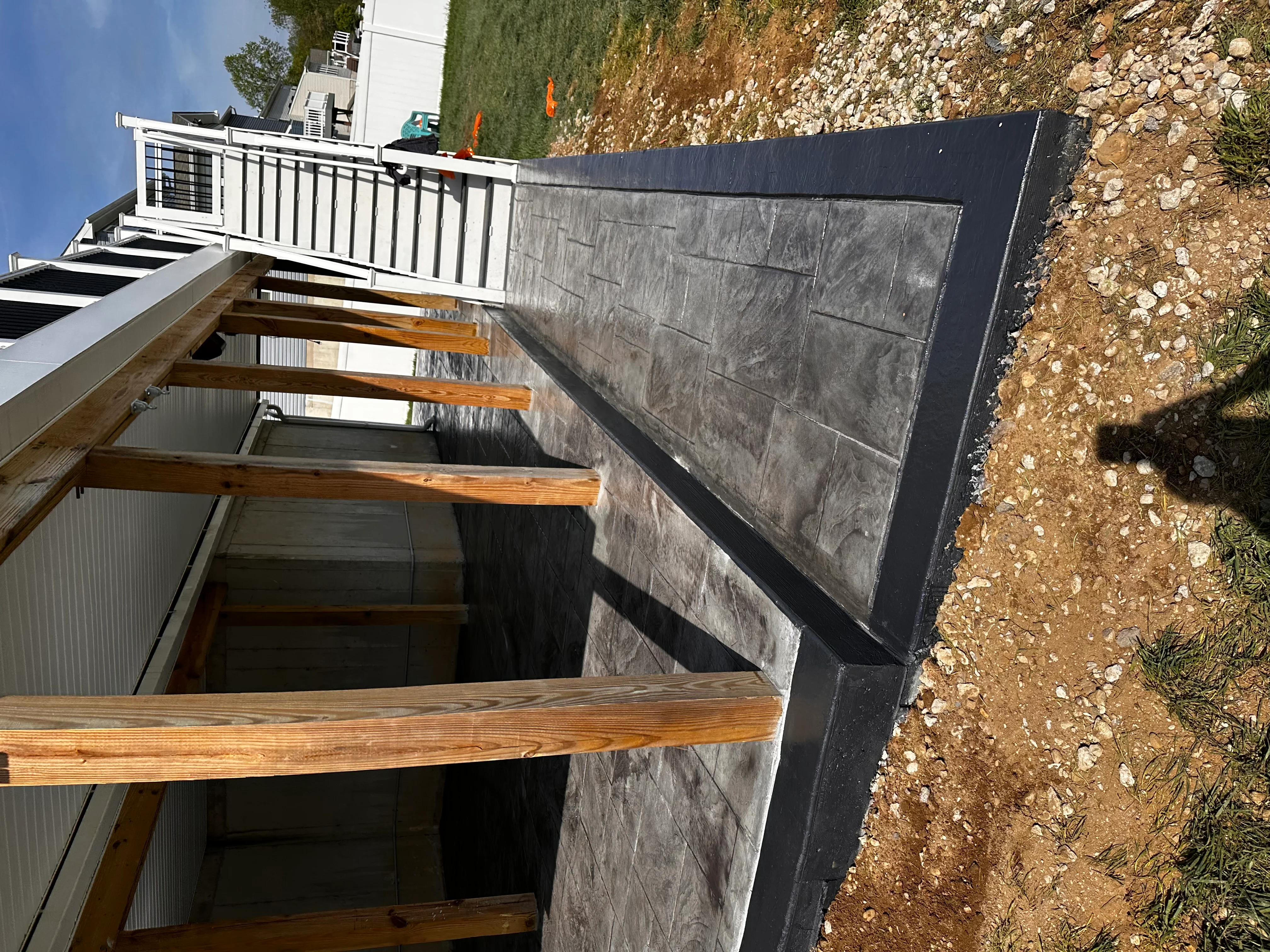 Concrete project installation