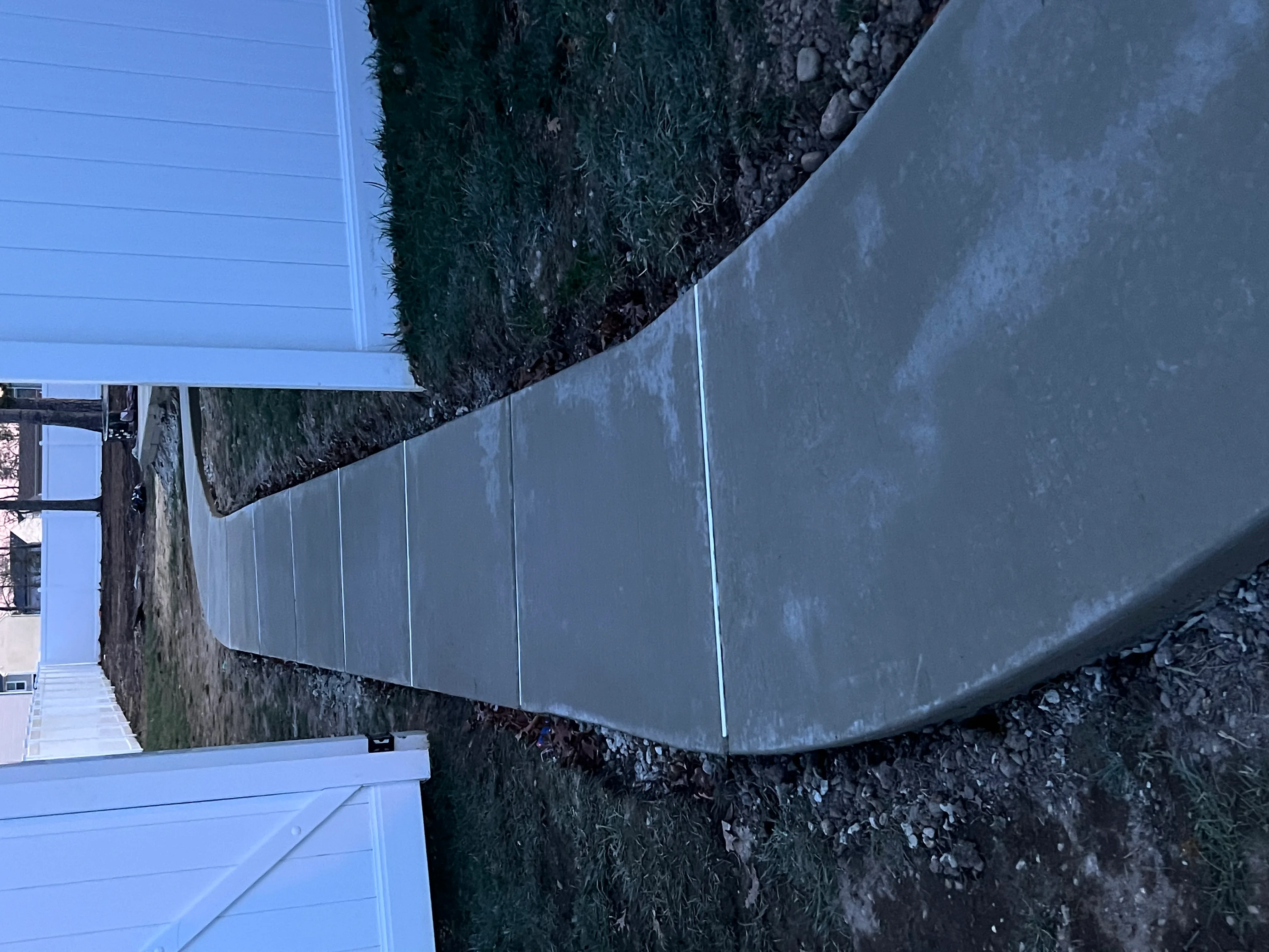 Professional concrete project