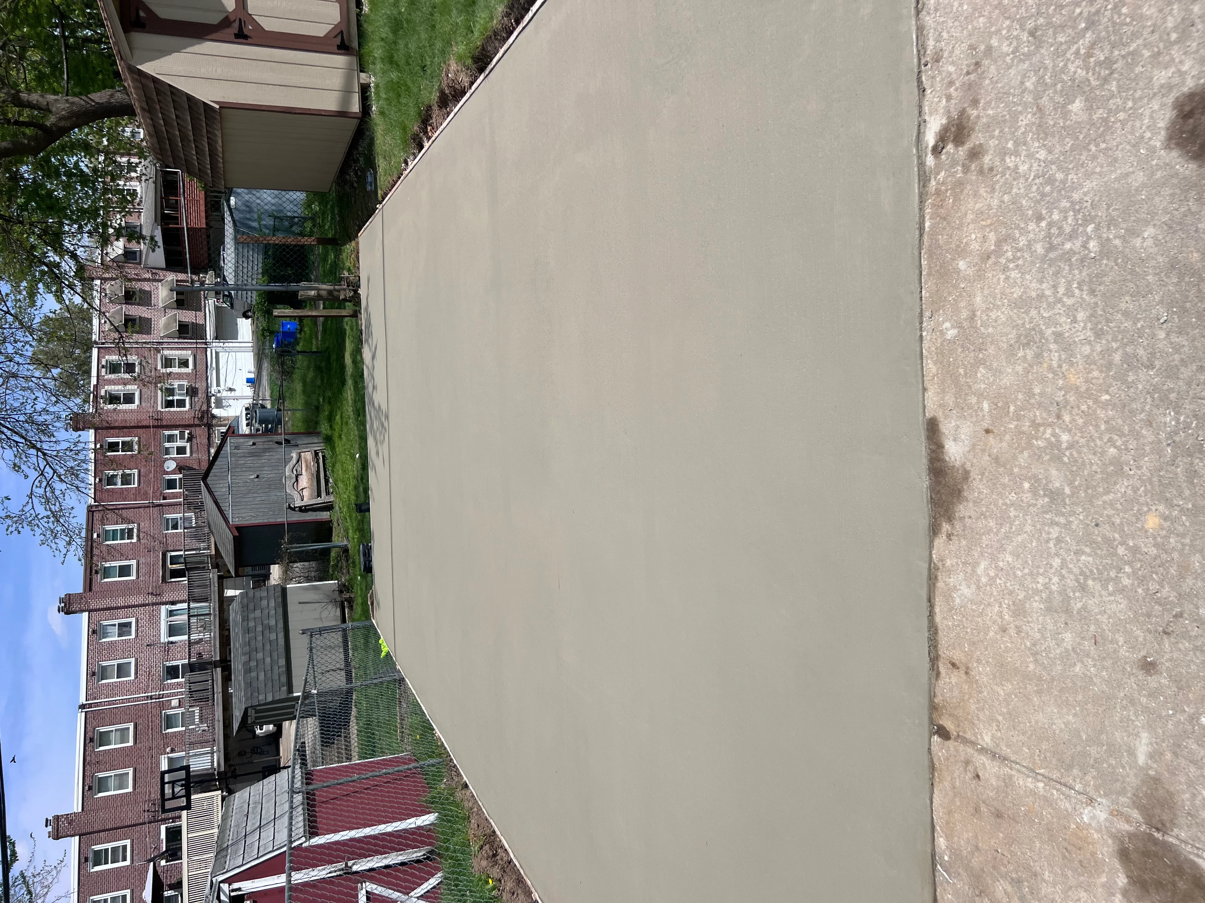 Professional concrete installation