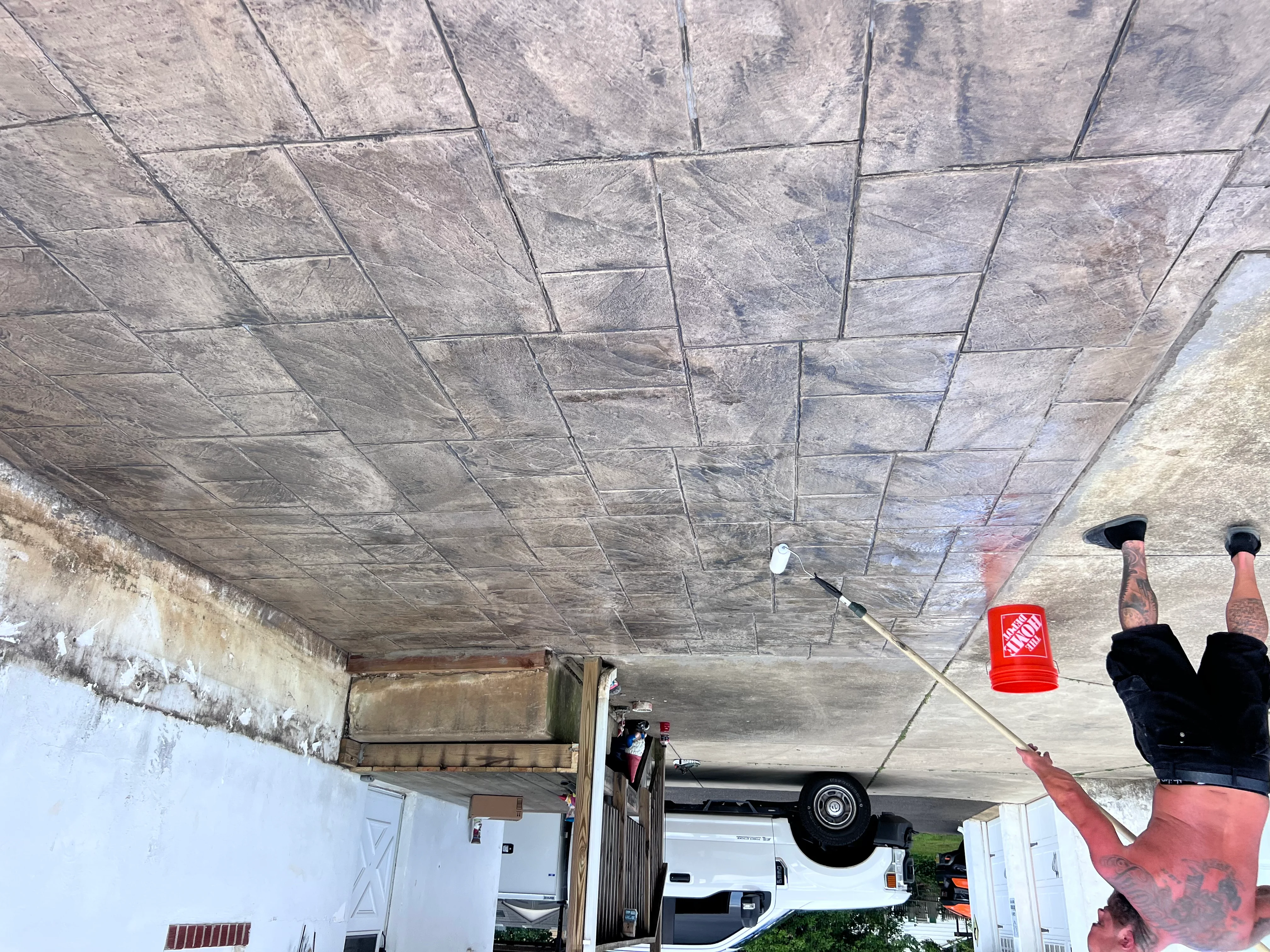 Concrete contractor work