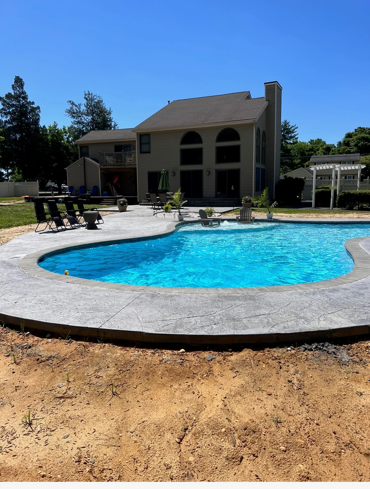 Stamped concrete project 3 in Deptford, NJ