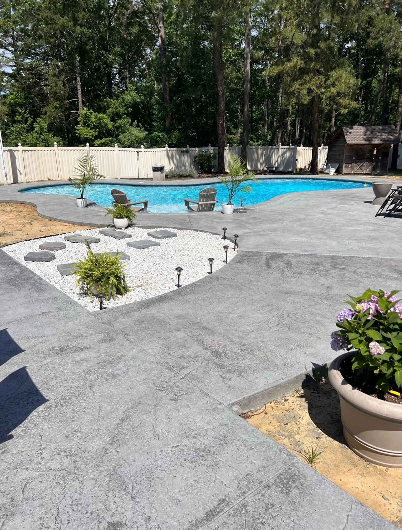 Stamped concrete project 4 in Deptford, NJ